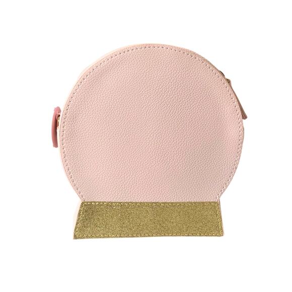 Bath & Body Works Ice‎ Skating Mouse Pink Crossbody Bag Purse Christmas  New - Picture 6 of 7